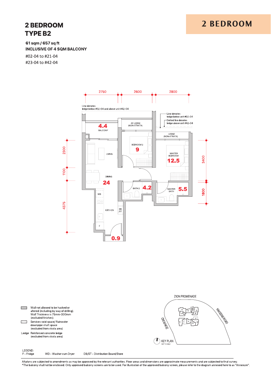 2-Bedroom, Type B2