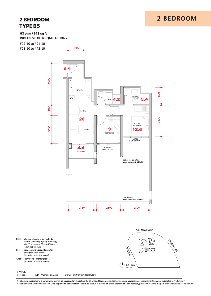 2-Bedroom, Type B5