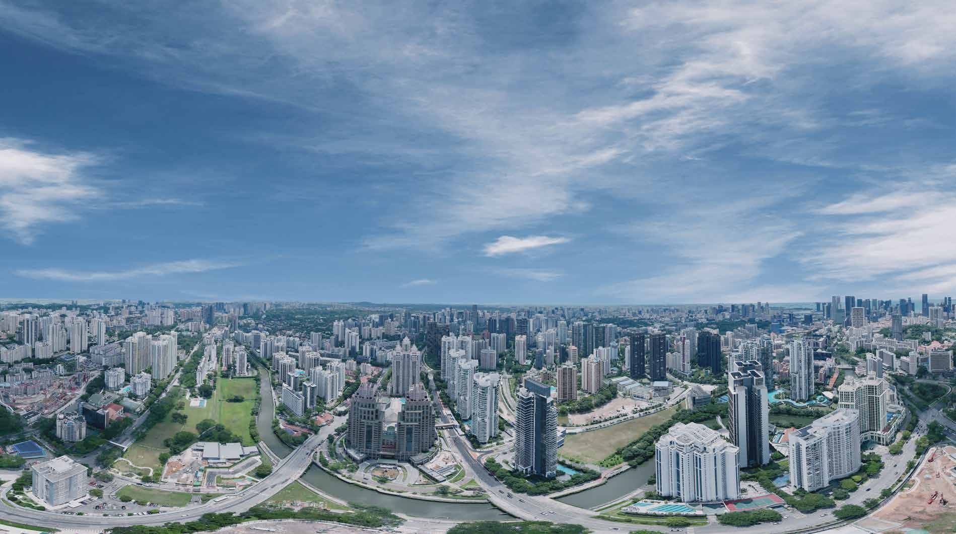 Skyline view from Sky Peak (artist’s impression)
