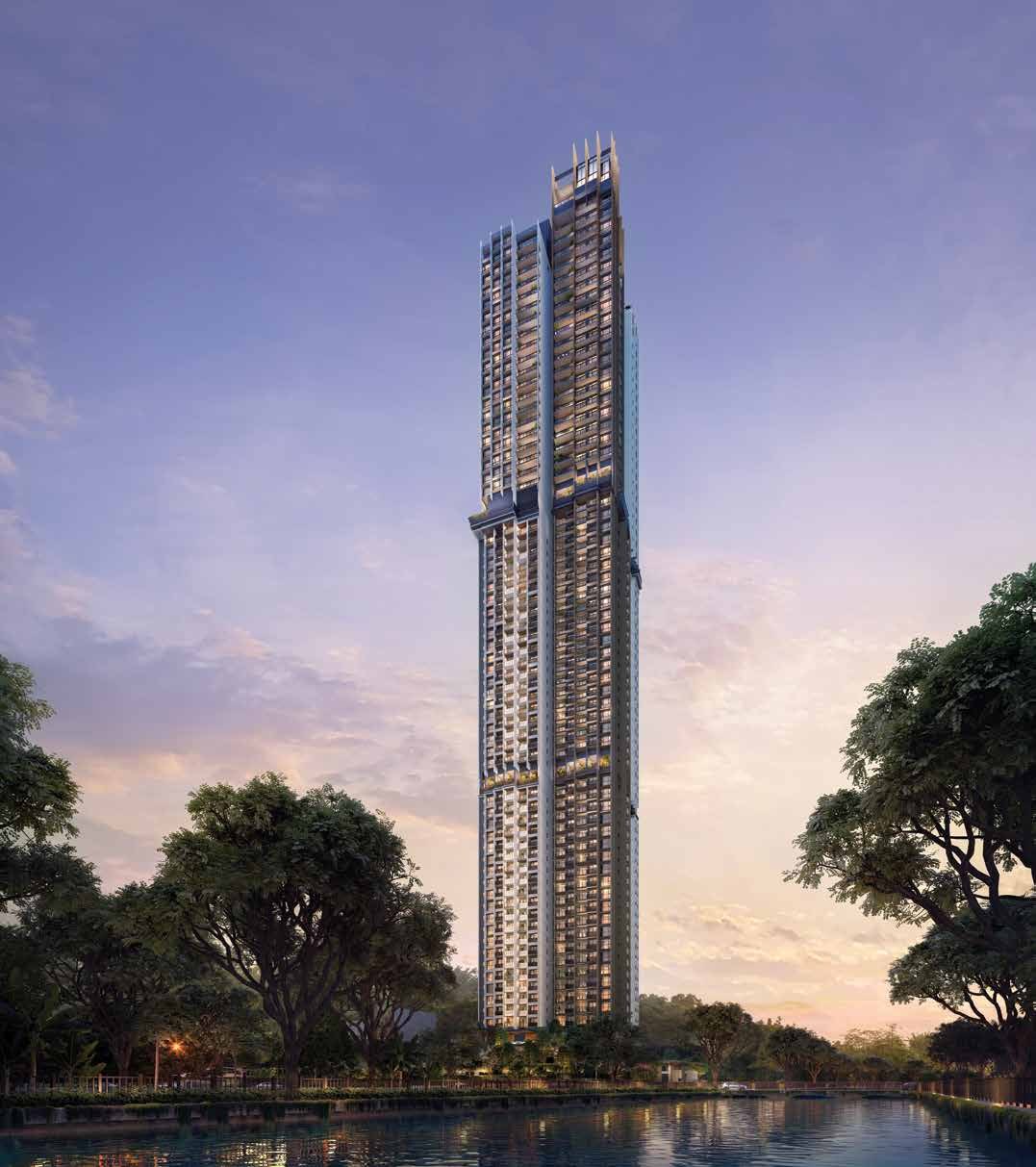 Promenade Peak at dusk (artist’s impression)
